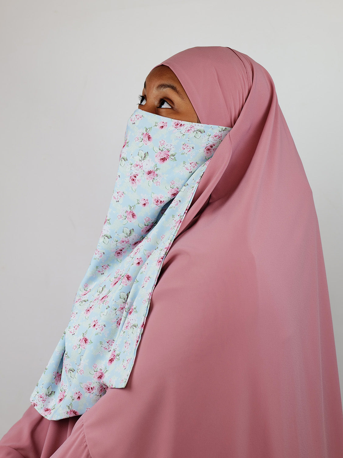 Diadem Chiffon Niqab, Love Letter Printed (Pre Order)