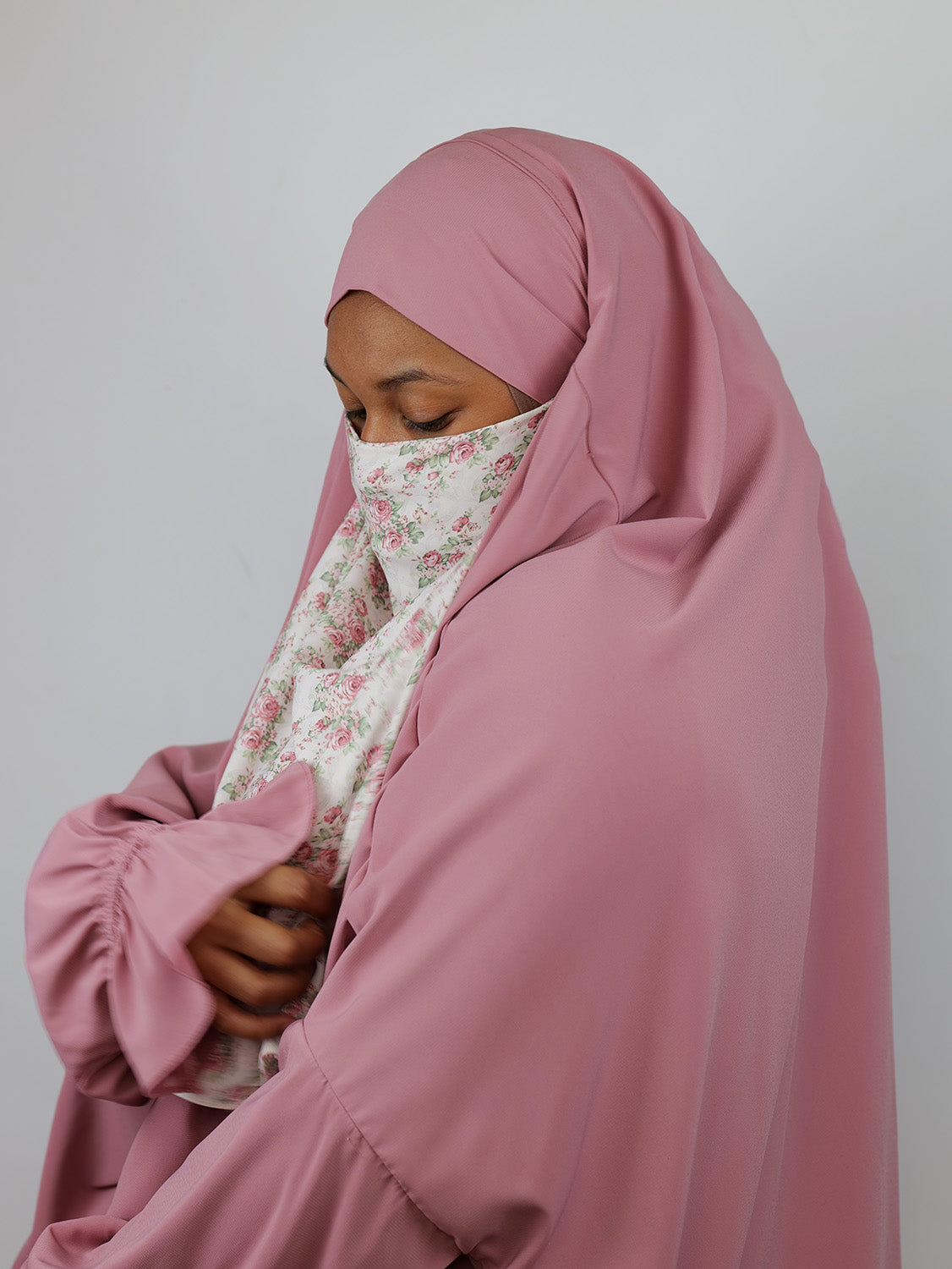 Diadem Chiffon Niqab, Promenade Printed (Pre Order)
