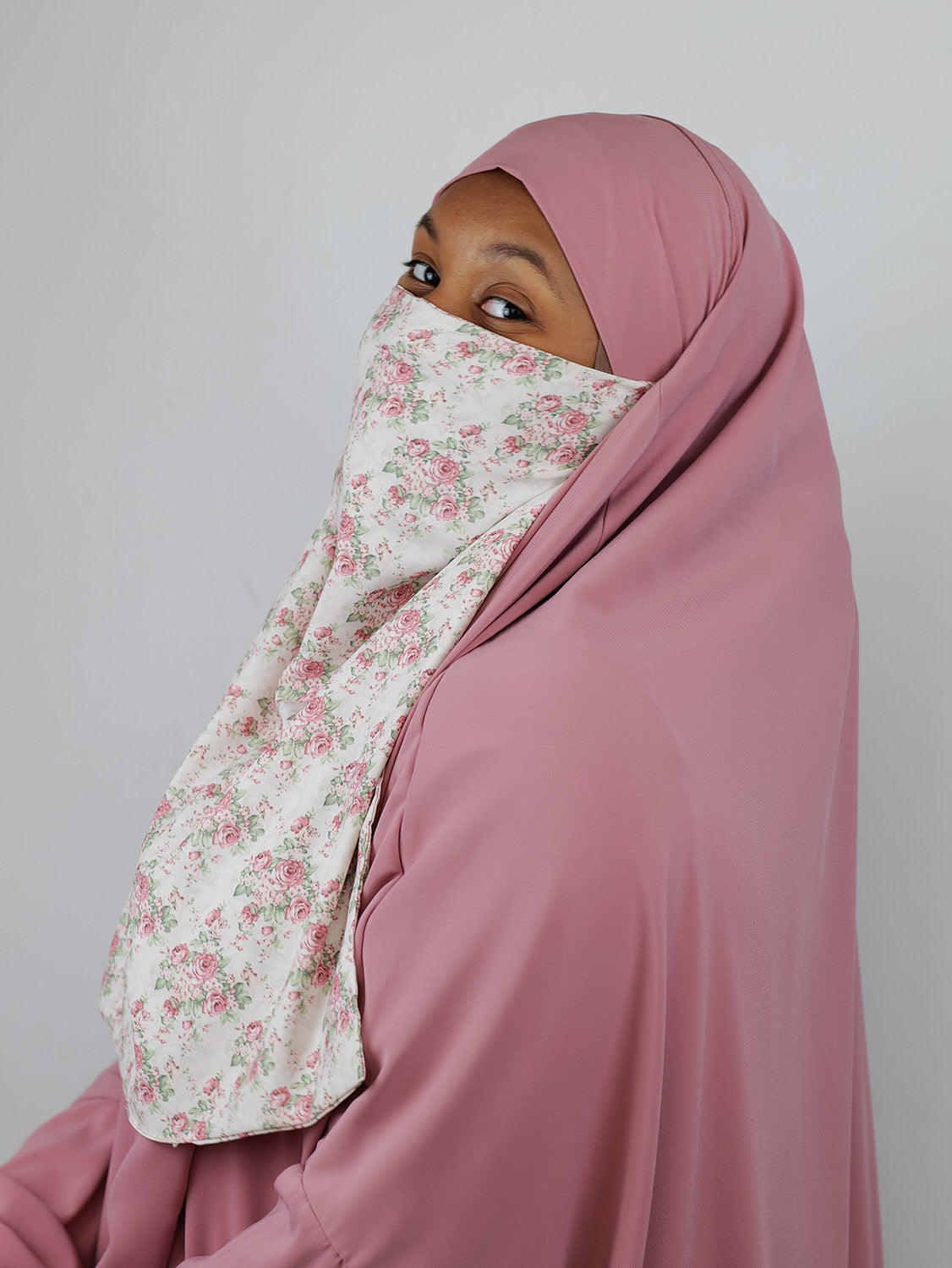 Diadem Chiffon Niqab, Promenade Printed (Pre Order)