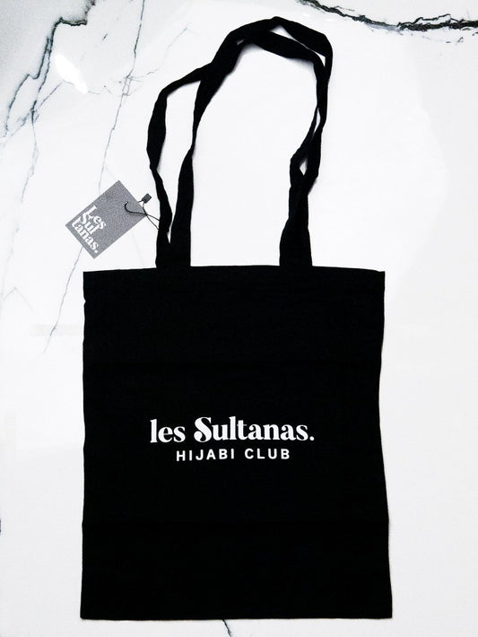 Cotton Tote Bag "Les Sultanas Originals" Black