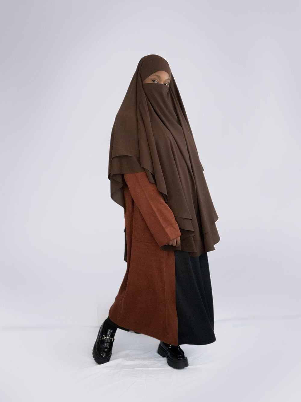 Princess Chiffon Khimar, Chocolate