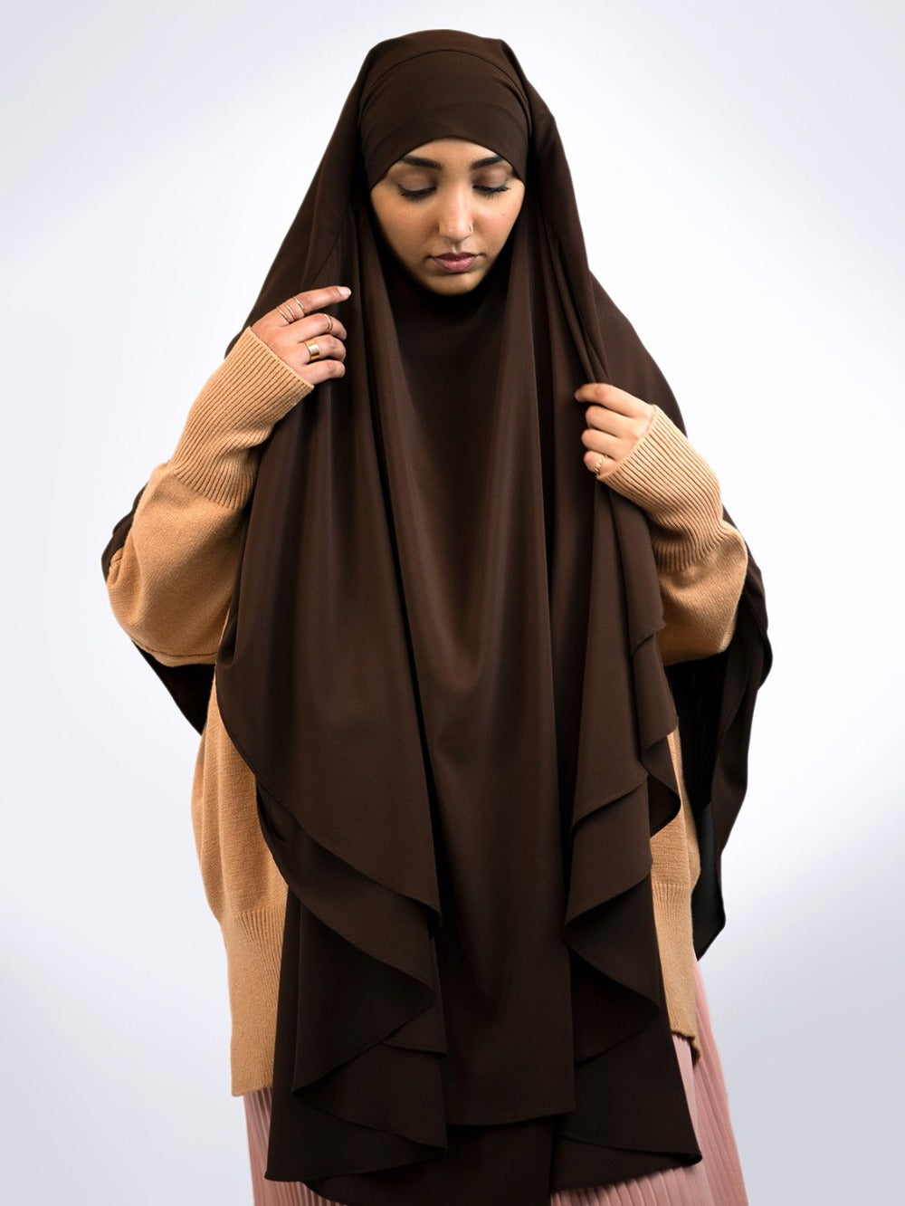 Princess Chiffon Khimar, Chocolate