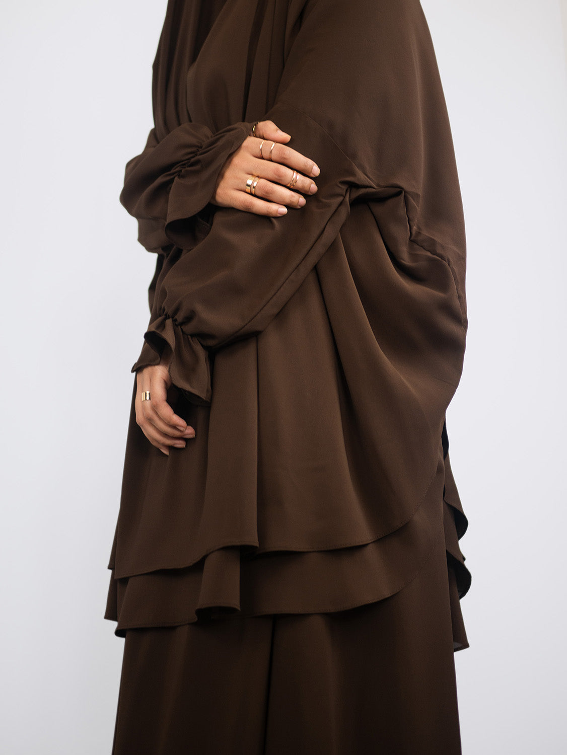 Empress Chiffon Jilbab, Chocolate