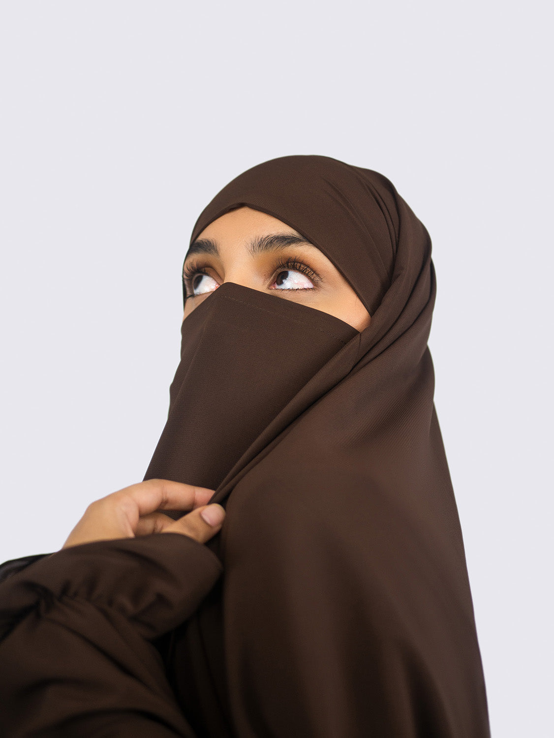 Empress Chiffon Jilbab, Chocolate