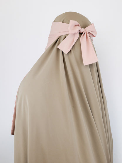 Crown Chiffon Niqab, Peony