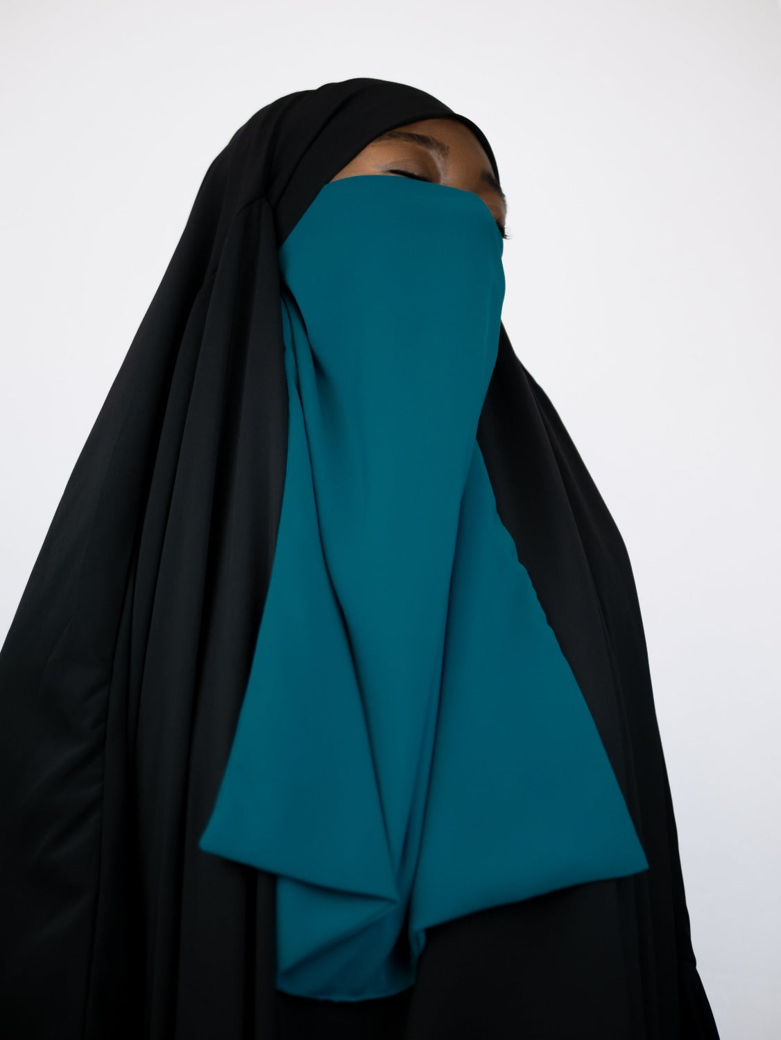 Diadem Chiffon Niqab, Denim