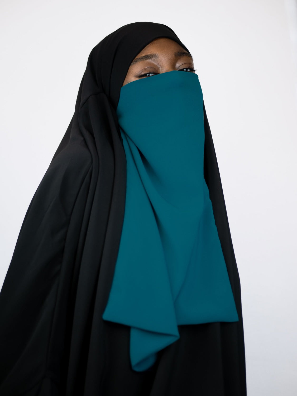 Diadem Chiffon Niqab, Denim