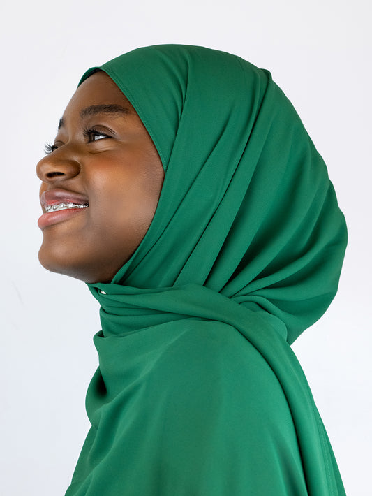 Flower Chiffon Hijab Ferns