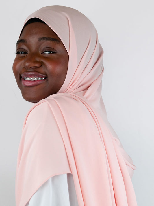 Flower Chiffon Hijab Peony