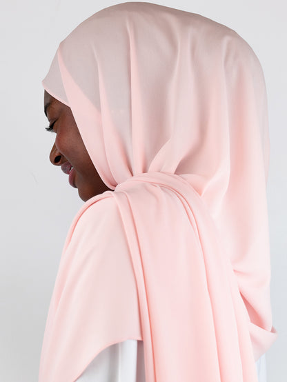 Flower Chiffon Hijab Peony