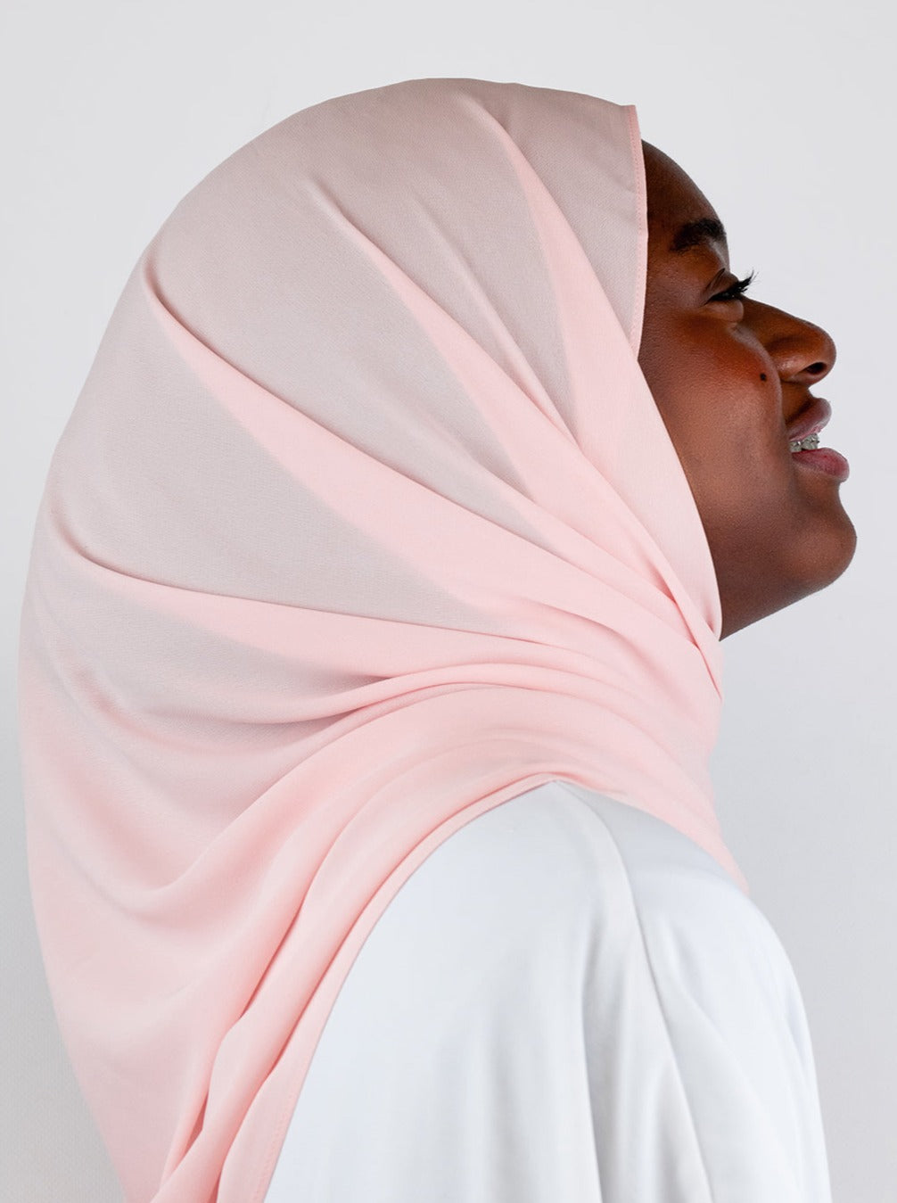 Flower Chiffon Hijab Peony