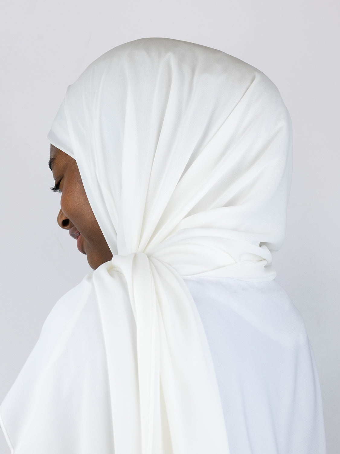 Flower Chiffon Hijab Baby's Breath