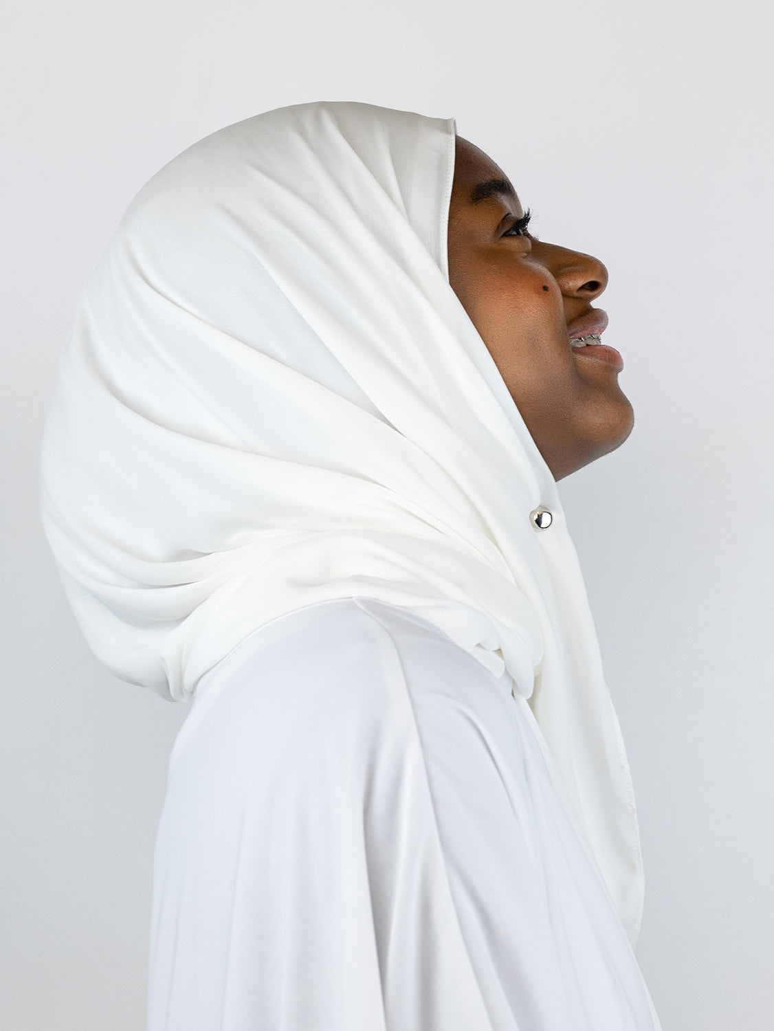 Flower Chiffon Hijab Baby's Breath