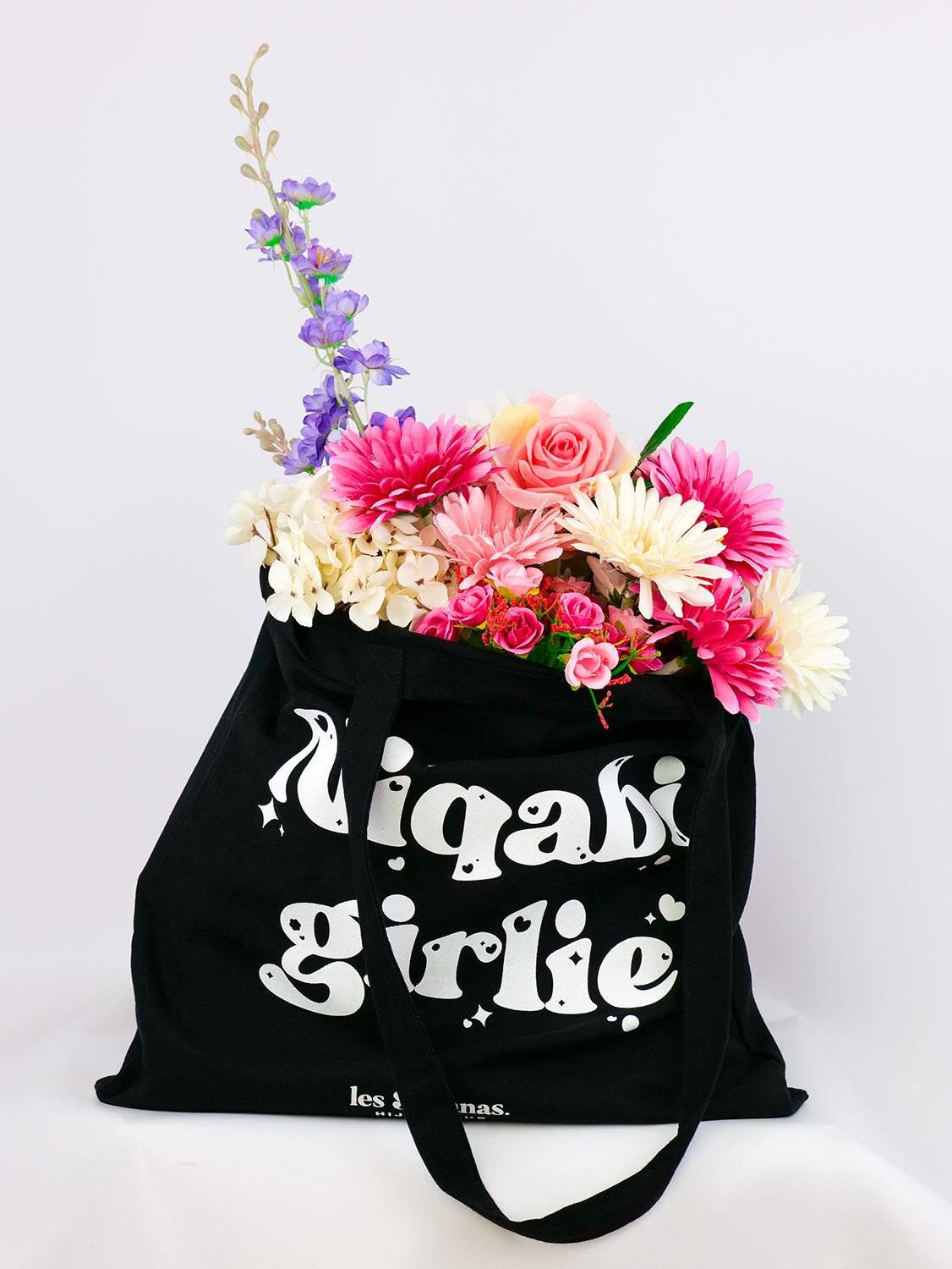 Cotton Tote Bag "Niqabi Girlie" Black