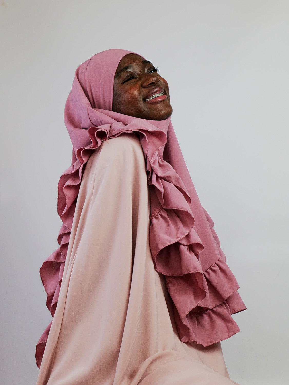 Butterfly Lady Chiffon Khimar, Romantic