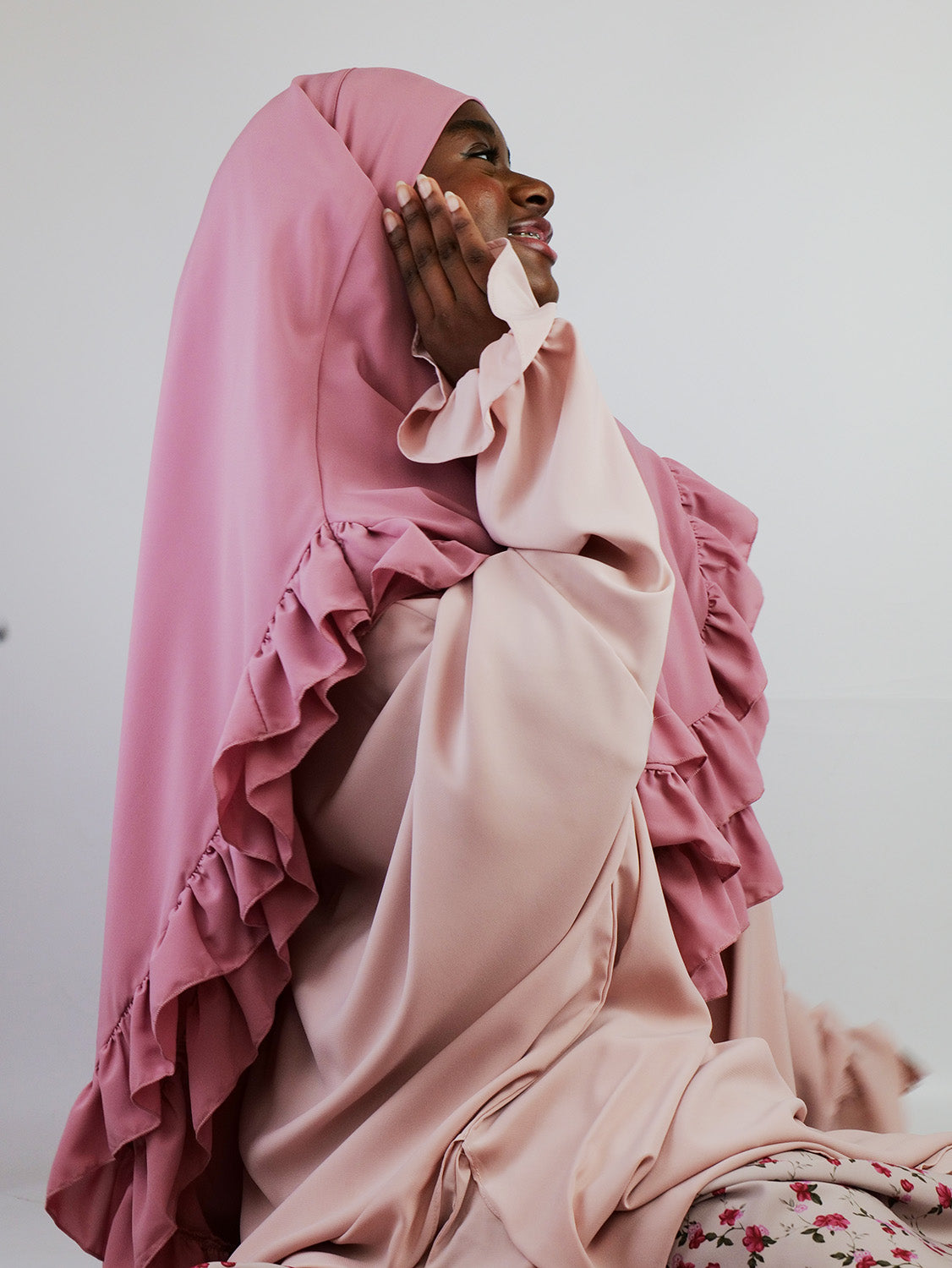 Butterfly Lady Chiffon Khimar, Romantic