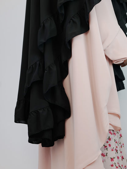 Butterfly Princess Chiffon Khimar, Kohl