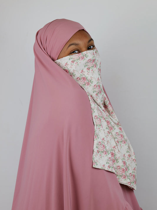 Diadem Chiffon Niqab, Promenade Printed (Pre Order)