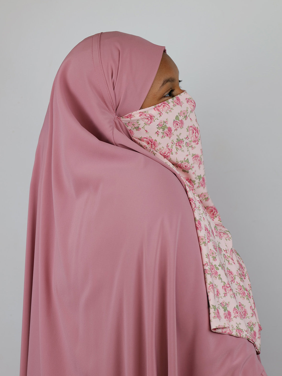 Diadem Chiffon Niqab, Romantic Garden Printed (Pre Order)