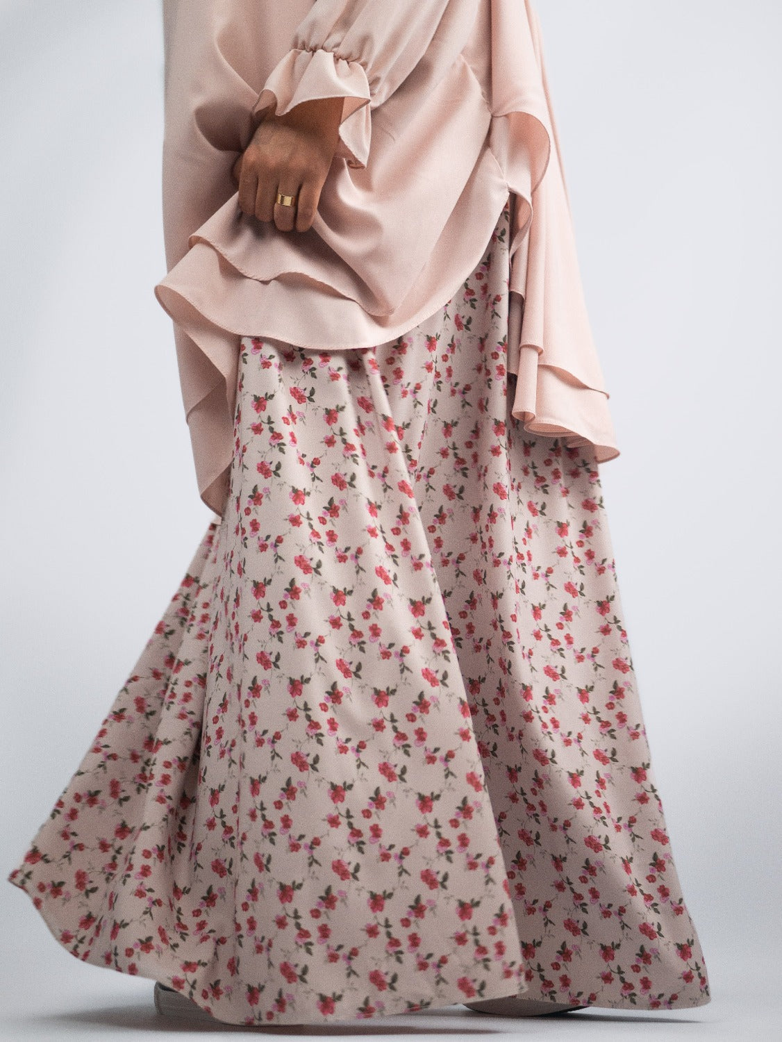 Empress Chiffon Jilbab, Peony (Pre Order)