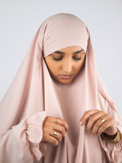 Empress Chiffon Jilbab, Peony (Pre Order)