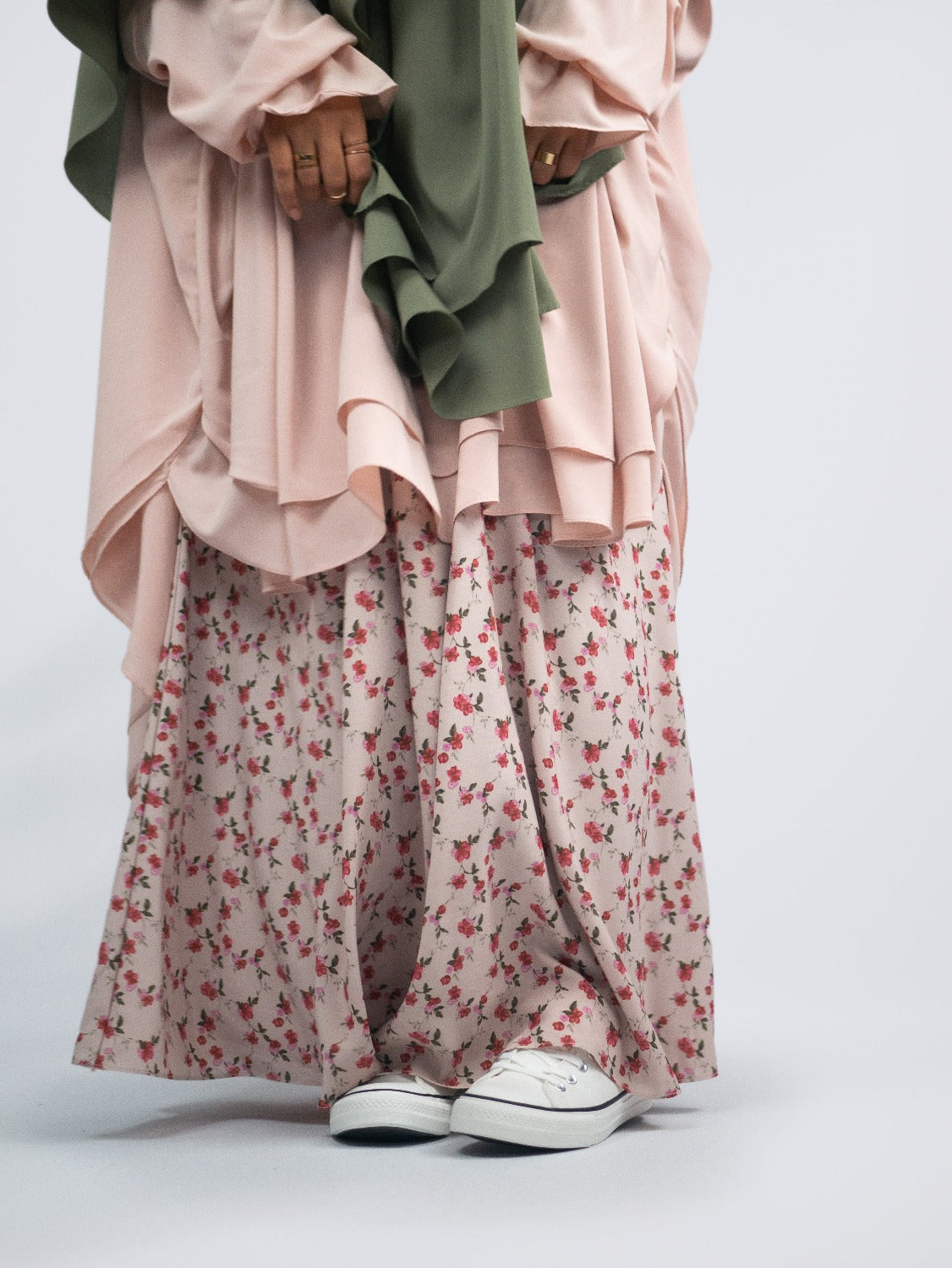 Empress Chiffon Jilbab, Peony