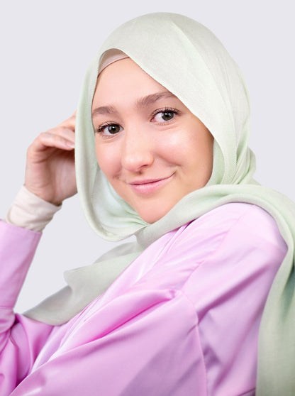 Organic Modal Hijab Pistachio