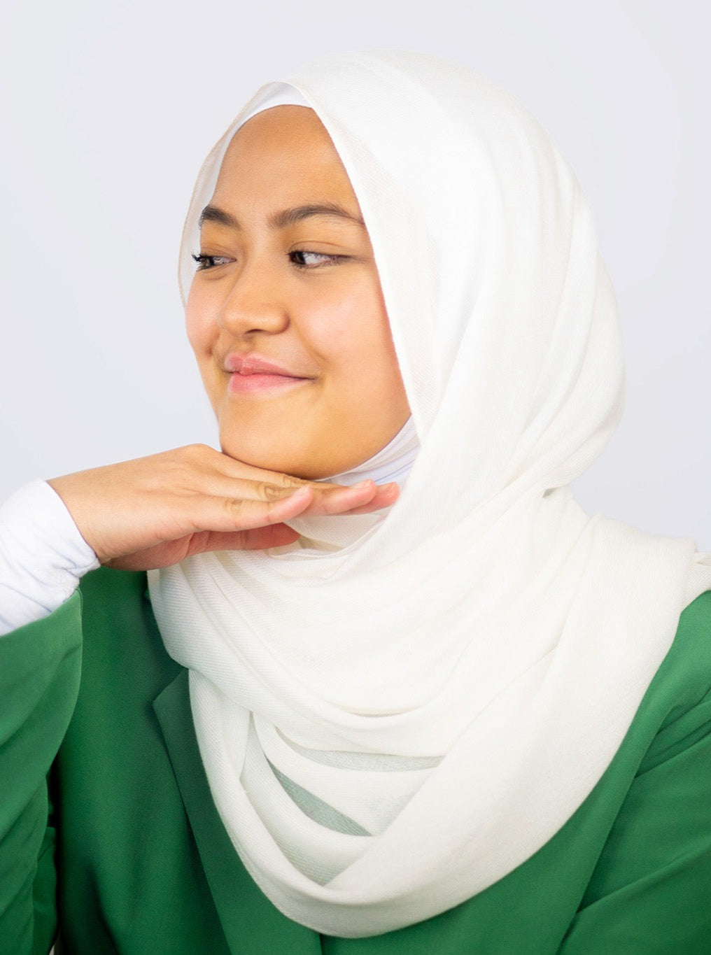Organic Modal Hijab Coconut