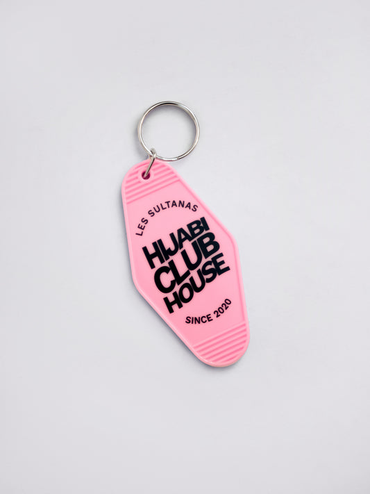 Keychain "Hijabi Club House" Pink