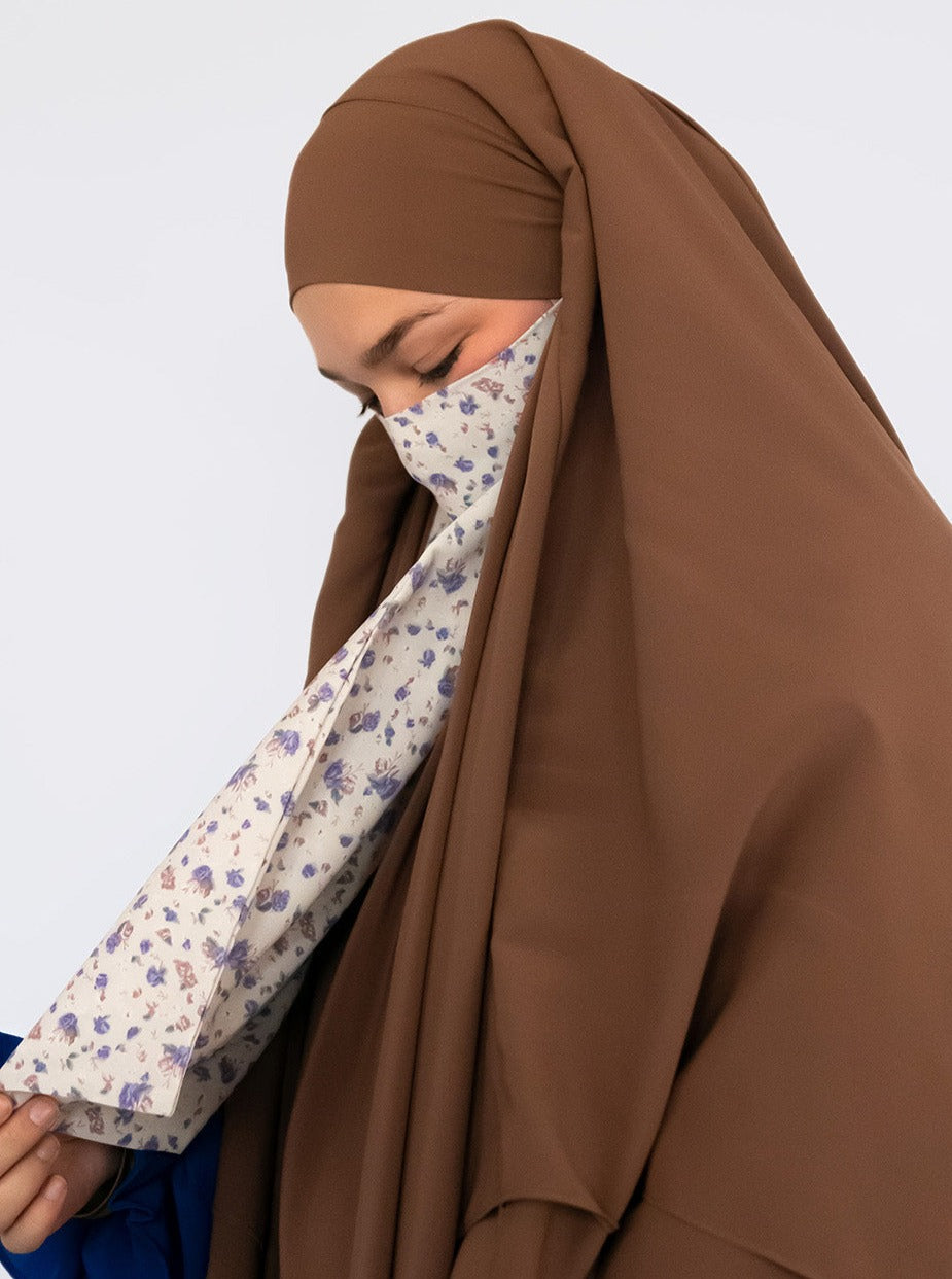 Diadem Chiffon Niqab, Cute Girl Printed