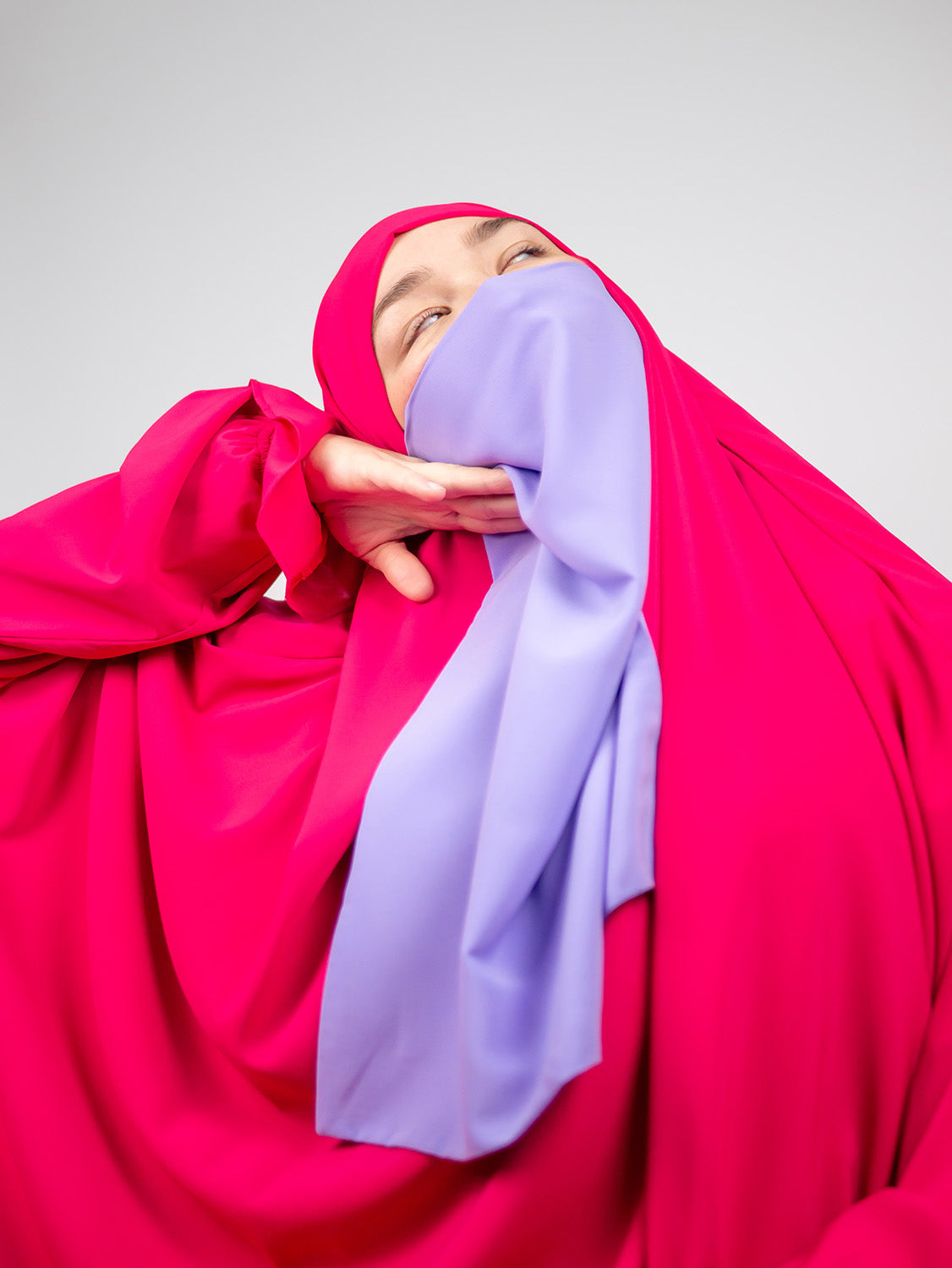 Diadem Chiffon Niqab, Lavender