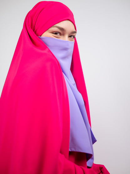 Diadem Chiffon Niqab, Lavender