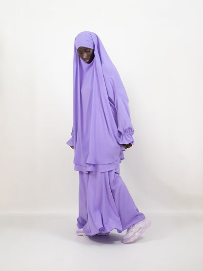 Empress Chiffon Jilbab, Lavender