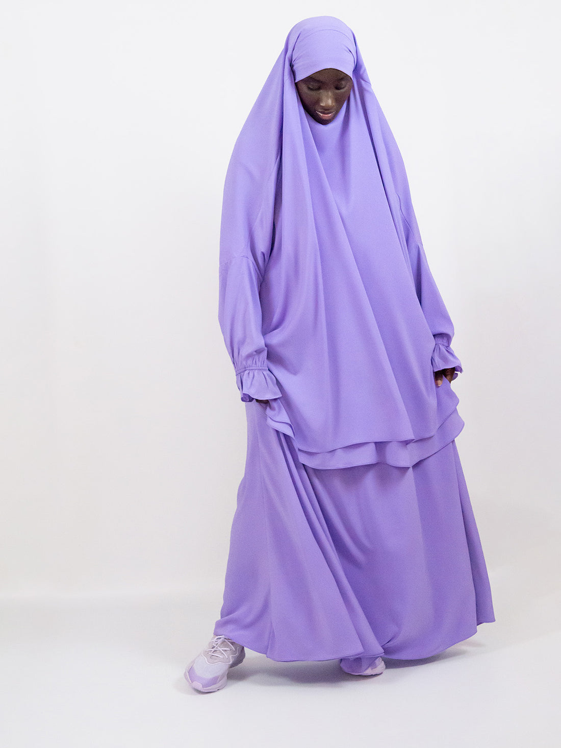 Empress Chiffon Jilbab, Lavender – Les Sultanas
