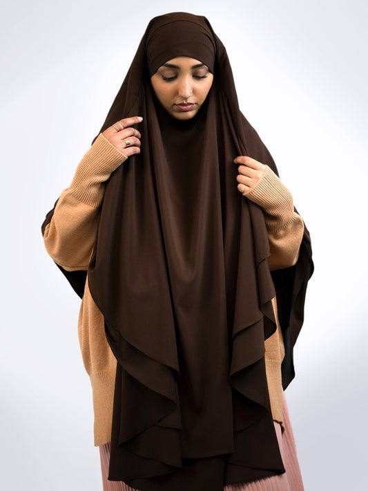 Princess Chiffon Khimar, Chocolate