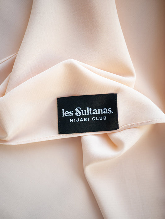 Royal Chiffon Hijab Light Nude