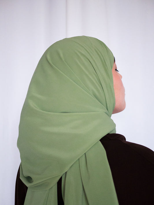Royal Chiffon Hijab Matcha