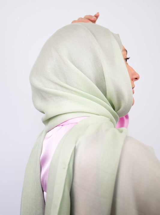 Organic Modal Hijab Pistachio