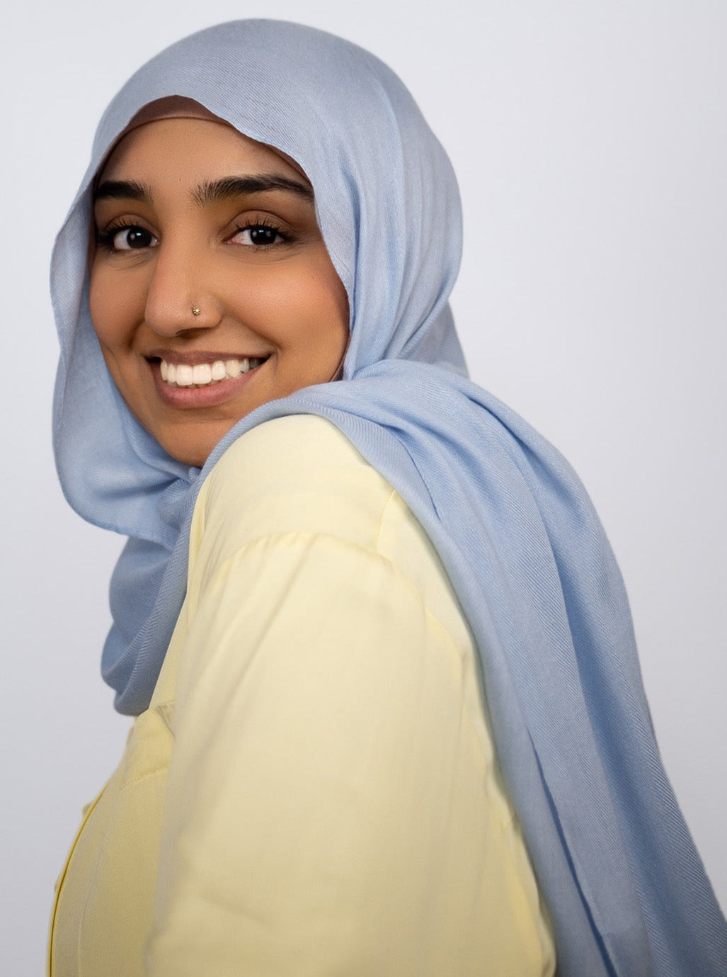 Organic Modal Hijab Sky Blue