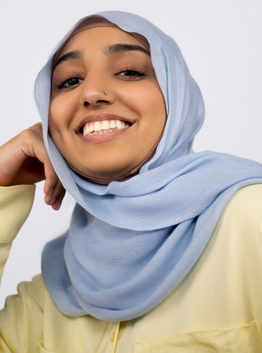 Organic Modal Hijab Sky Blue