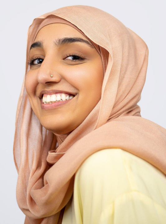 Organic Modal Hijab Apricot
